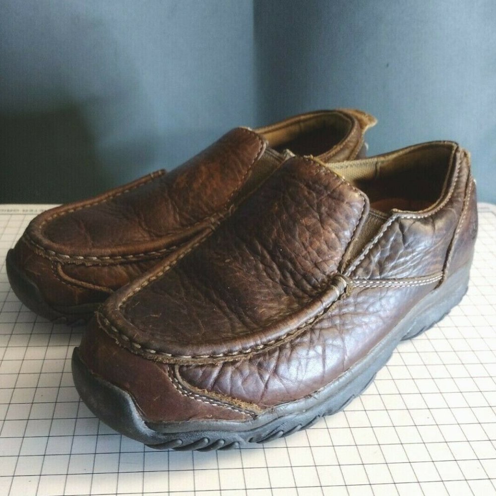 Boys Timberland Brown Leather Loafers 4.5